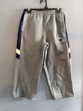 Penn State Nittany Lions Youth ProEdge Grey Track Pants Size S (6/7)
